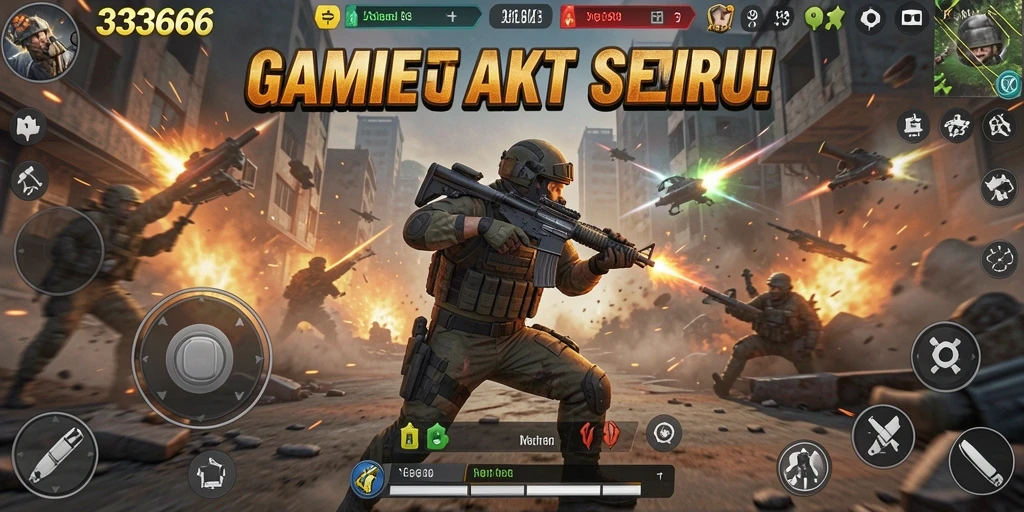Screenshot menampilkan aksi seru gameplay TPS di <strong>333666</strong>.