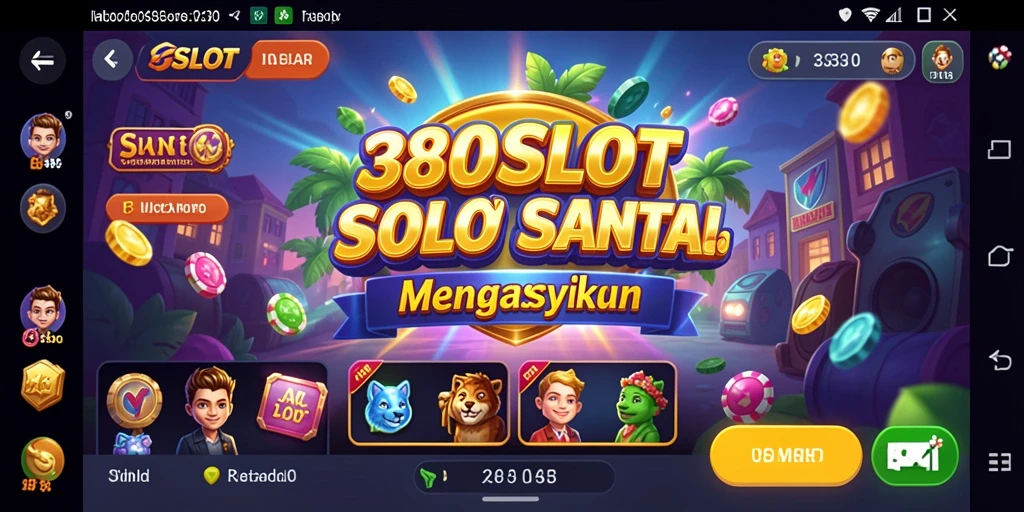 Tampilan gameplay 380SLOT dengan grafis cerah dan menarik.