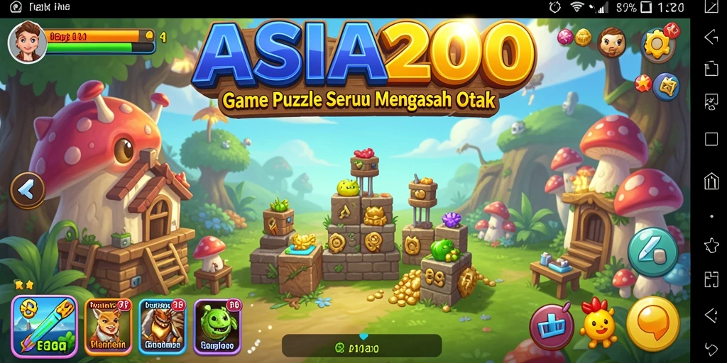 Tampilan gameplay ASIA200 yang menantang dan menyenangkan.