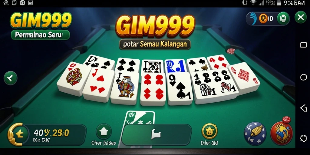 Tampilan gameplay GIM999 yang menarik dan mengasyikkan.