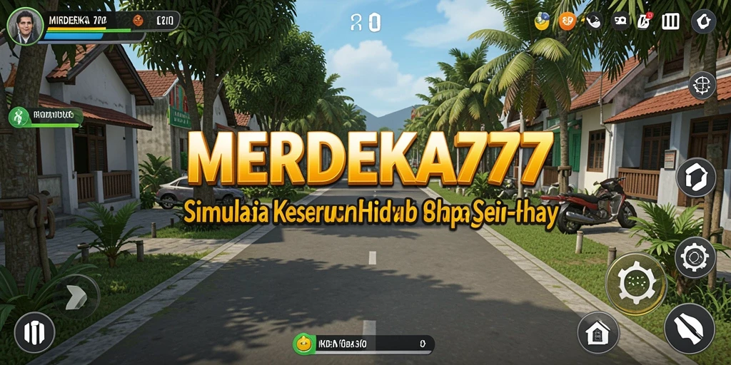 Tampilan gameplay menarik dari MERDEKA777 yang menampilkan interaksi karakter.