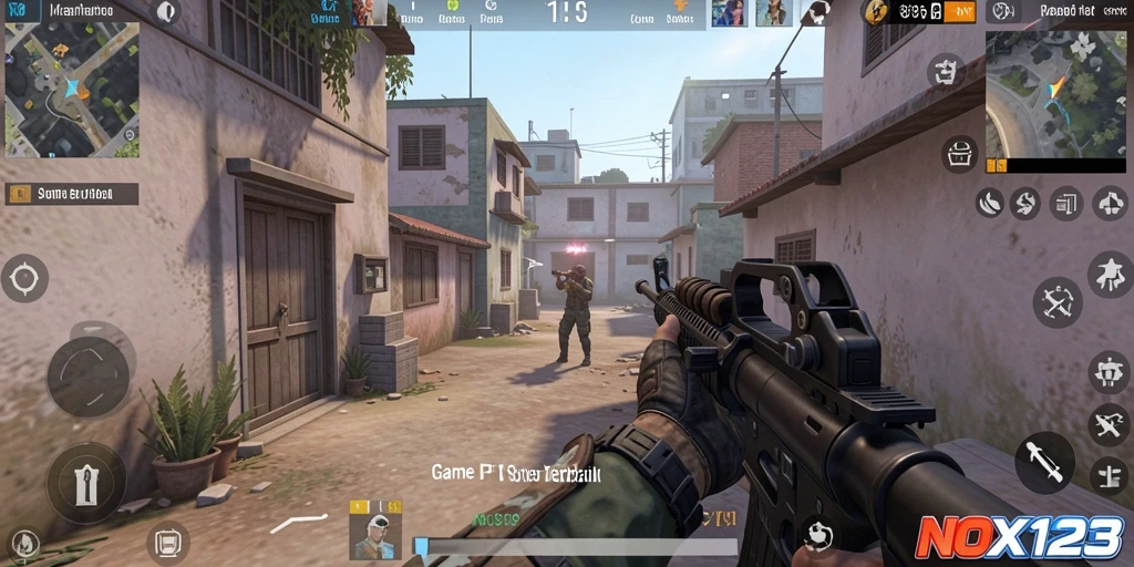 Gameplay seru dalam NOX123, pertarungan tak terlupakan di FPS.