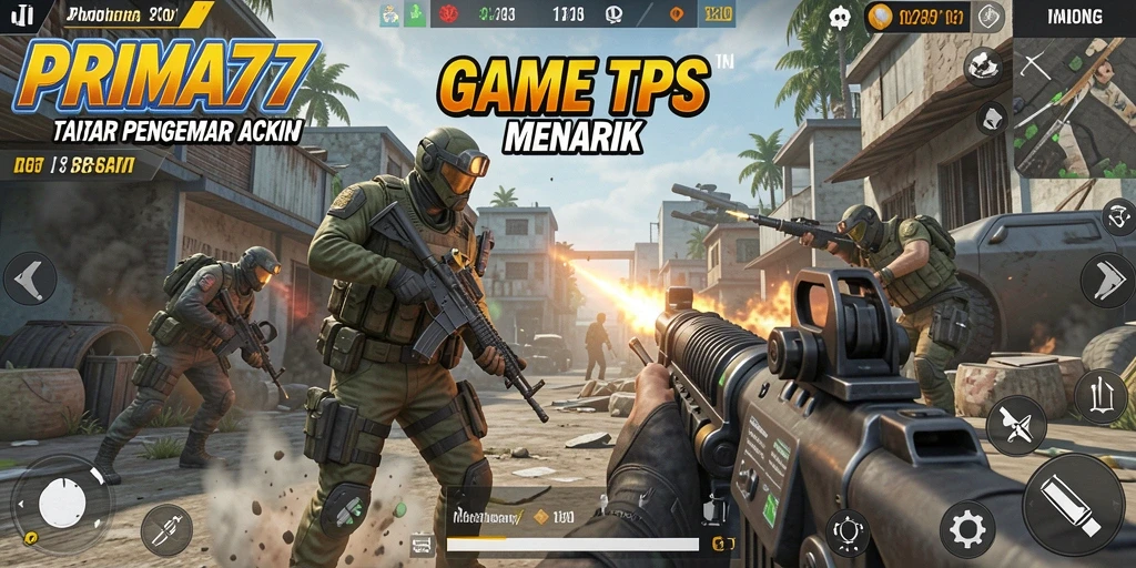 Tampilan gameplay PRIMA77 yang penuh aksi menarik.