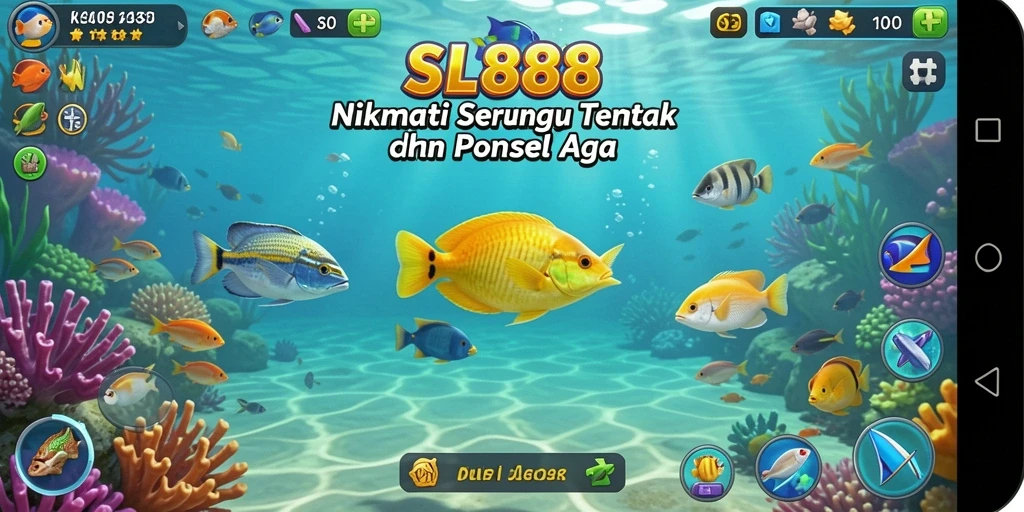Gameplay Tembak Ikan yang seru dan menegangkan di SL888.