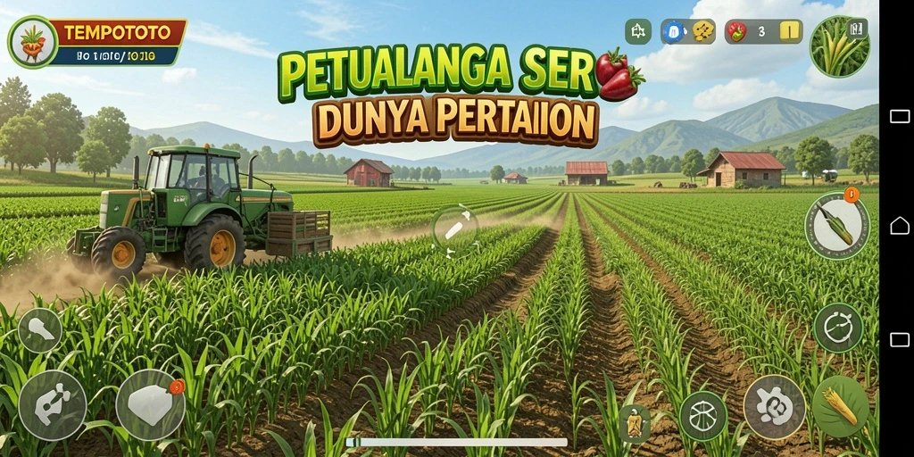 Gameplay TEMPOTOTO yang penuh warna dan menyenangkan.